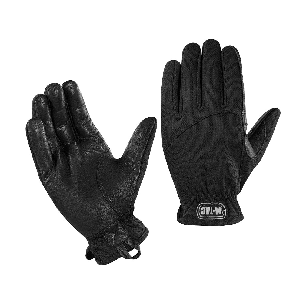 M-Tac Scout Tactical Mk.2 Leather Gloves – taktinės pirštinės, Juoda