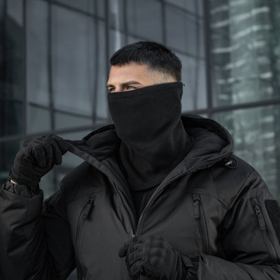 M-Tac Anatomical Snood Adjustable Elite Fleece – kaklo mova, Juoda