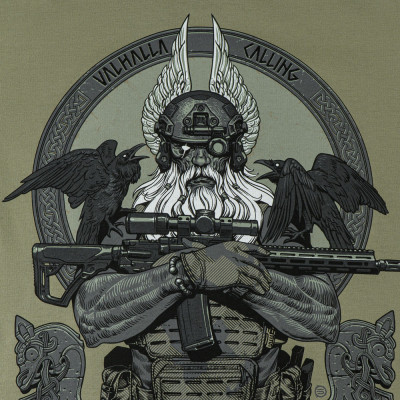 M-Tac Hoodie Odin – džemperis su gobtuvu ir Odino motyvu