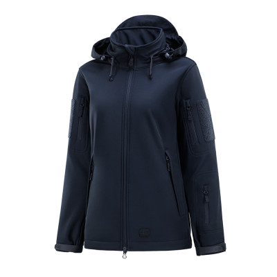 M-Tac Soft Shell Jacket Lady – moteriška softshell striukė, Dark Navy Blue