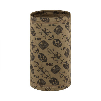 M-Tac Scarf Tube Microfleece Drone Pattern – kaklo mova, Tan