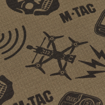 M-Tac Scarf Tube Microfleece Drone Pattern – kaklo mova, Tan