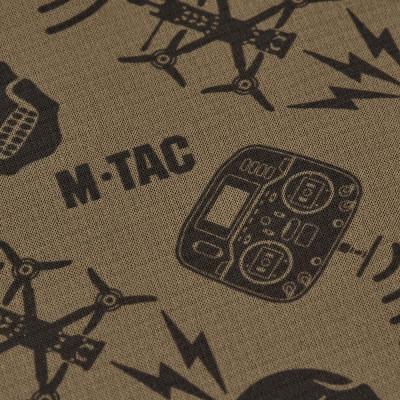 M-Tac Scarf Tube Microfleece Drone Pattern – kaklo mova, Tan