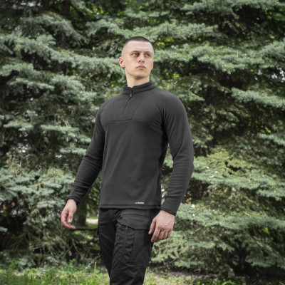 M-Tac Delta Polartec Raglan Jacket – flisinis džemperis, Juoda
