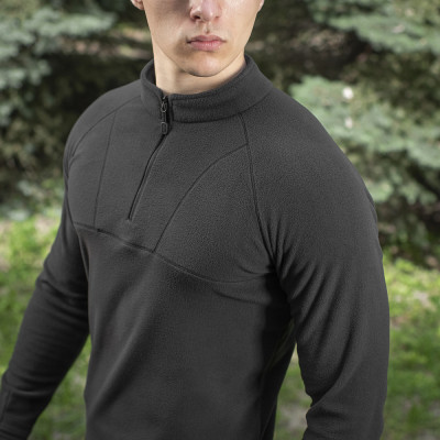 M-Tac Delta Polartec Raglan Jacket – flisinis džemperis, Juoda